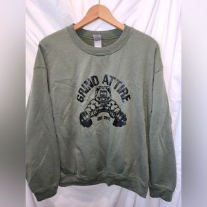 Grind Attire crewneck/sweatshirt- good pump cover for the gym